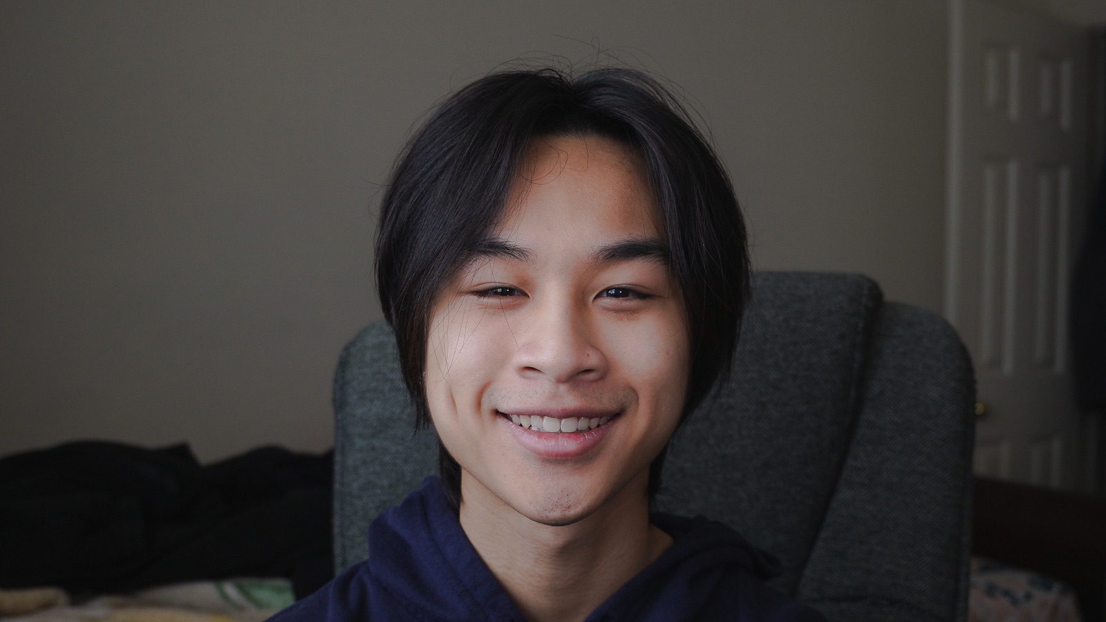 Robert Nguyen smiling at the camera